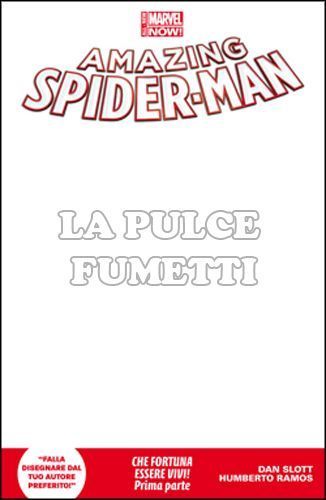 UOMO RAGNO #   615 - AMAZING SPIDER-MAN 1 - WHITE COVER - ALL-NEW MARVEL NOW!